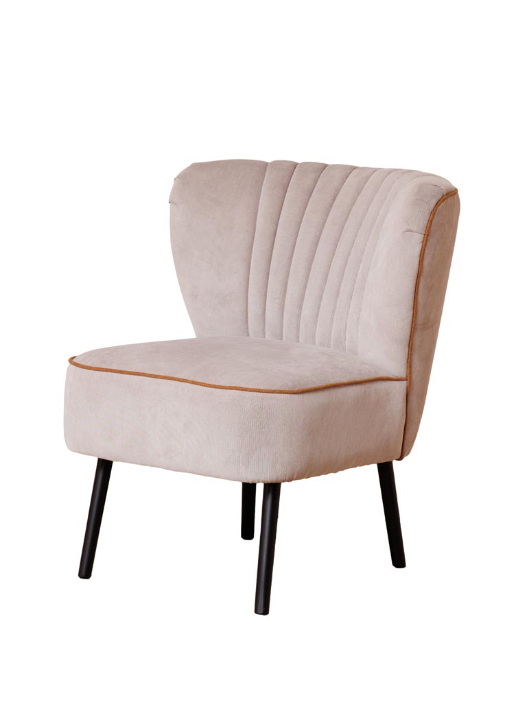 Fauteuil gris clair Horner Fantaisie - 2