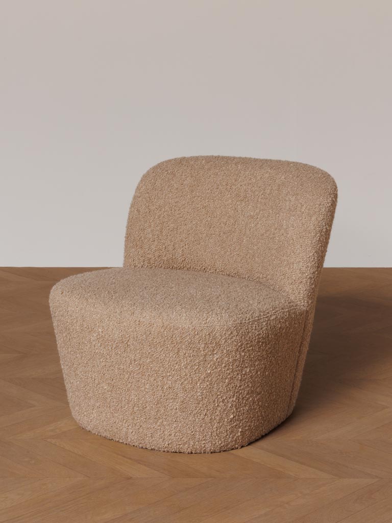 Beige armchair Birman - 1