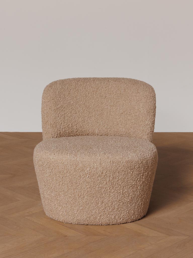 Beige armchair Birman - 3