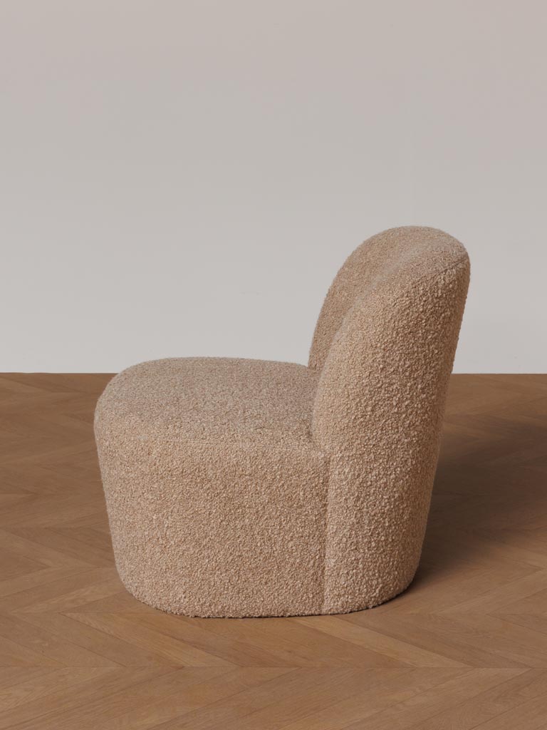 Beige armchair Birman - 5