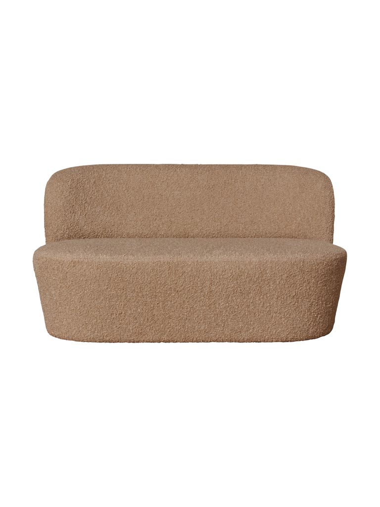 Beige sofa 2 seaters Birman - 2