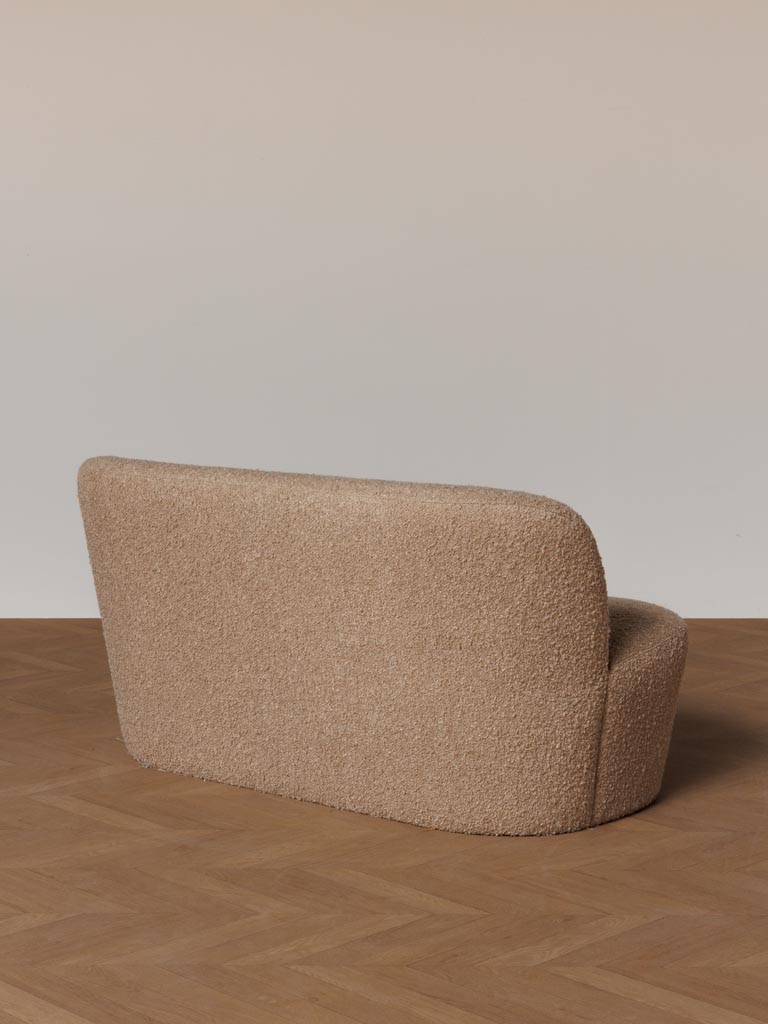 Beige sofa 2 seaters Birman - 5