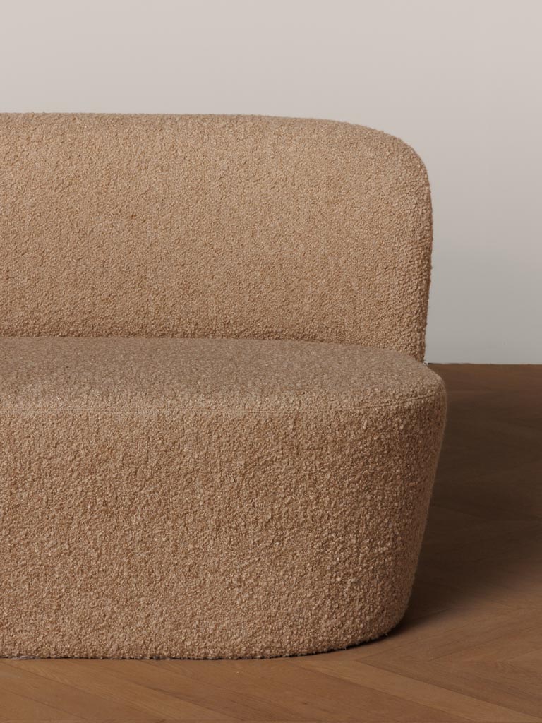Beige sofa 2 seaters Birman - 4