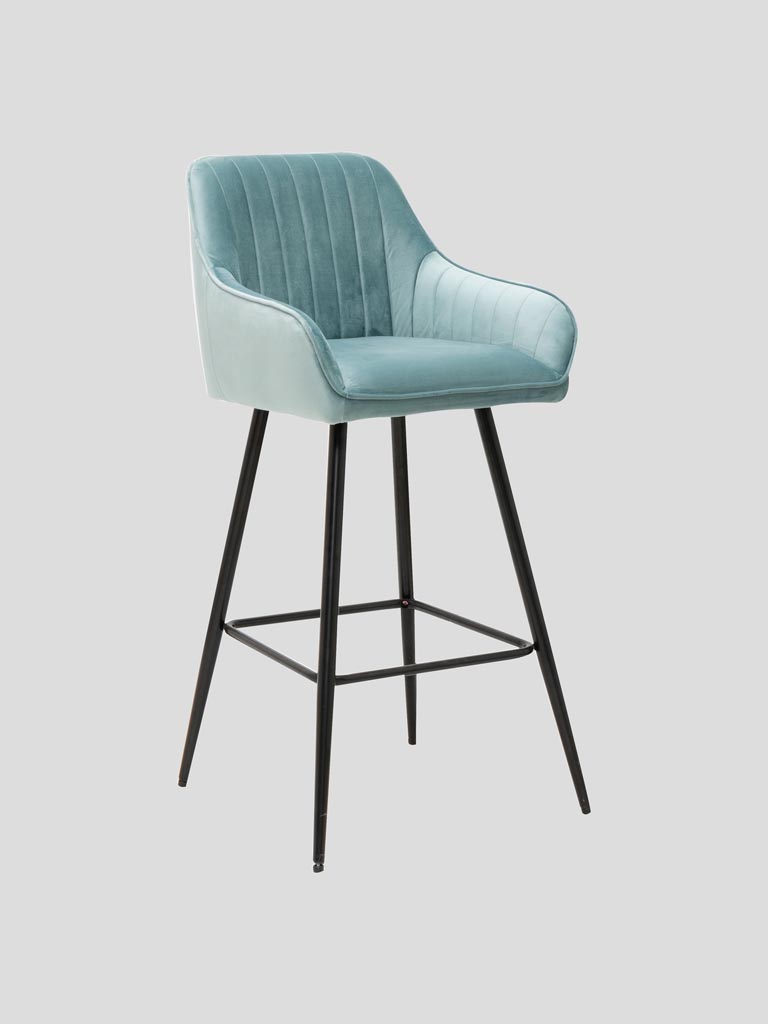Light blue Bar chair Echaciel - 1