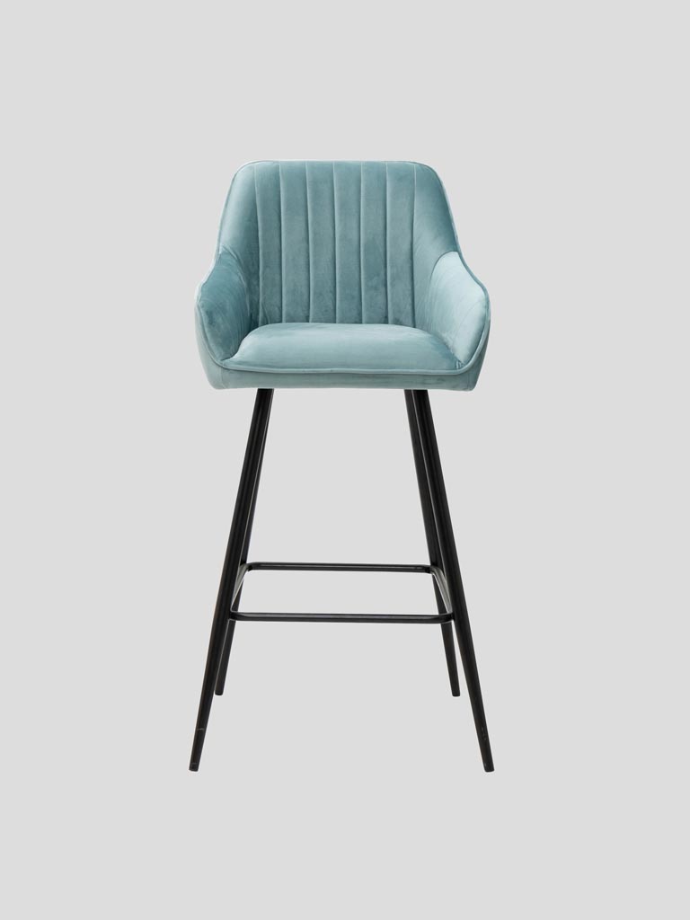 Light blue Bar chair Echaciel - 2