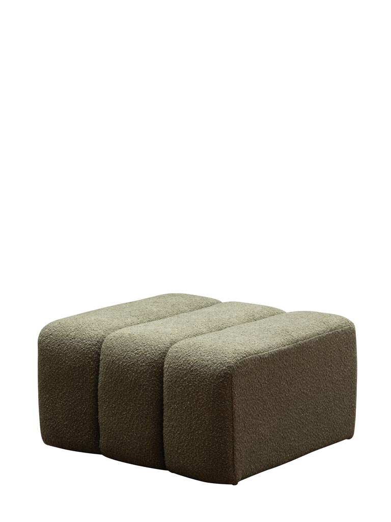 Pouf green curl Nasrine - 2