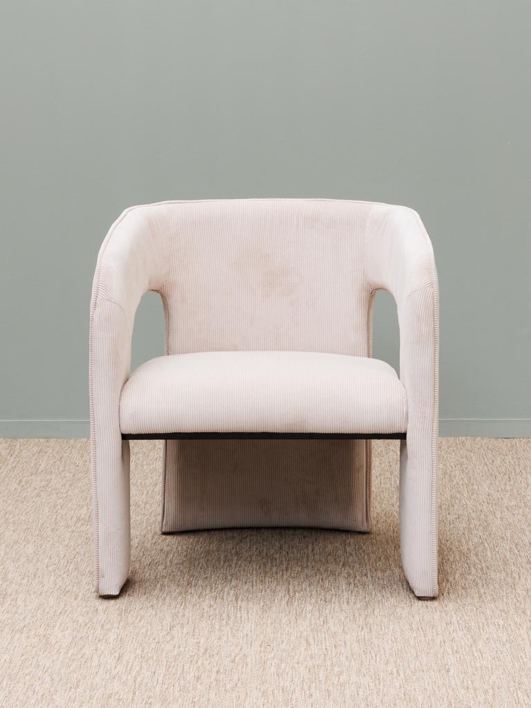 Cord armchair Pinot - 3