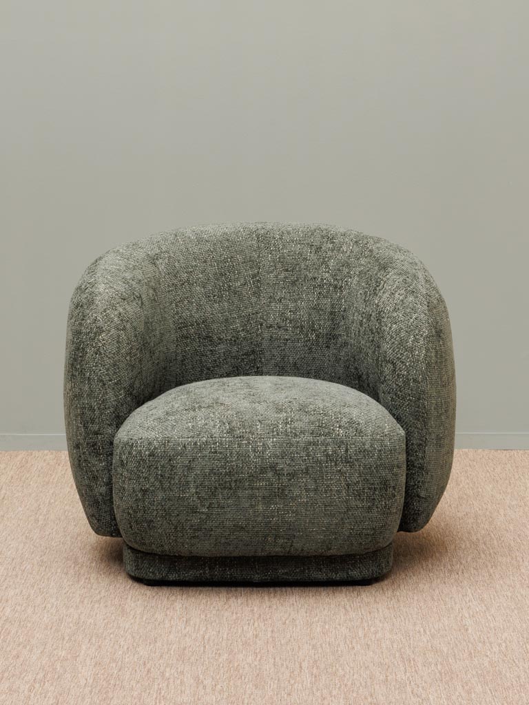 Fauteuil roratif vert Moeraki - 3