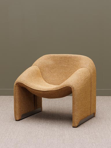 Fauteuil camel Cosmopolitan
