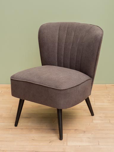 taupe grey armchair Hopper