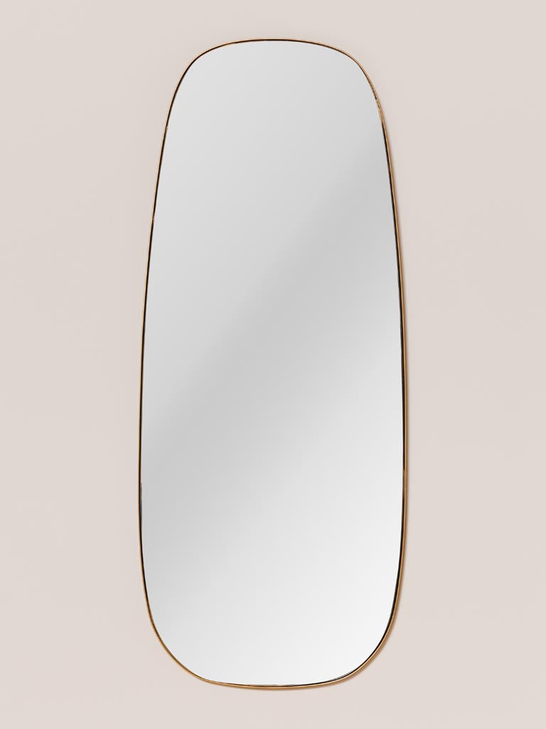 Miroir Tina patine laiton - 1