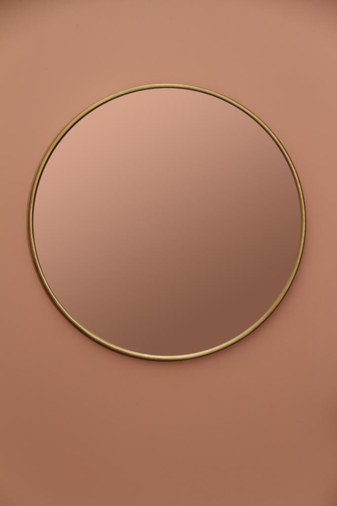 Grand miroir patine vieil or - 1