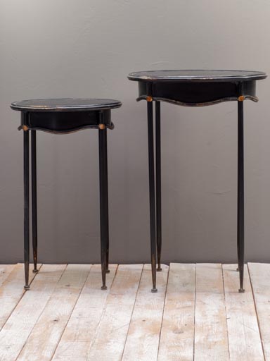 S/2 oval side tables Orléans