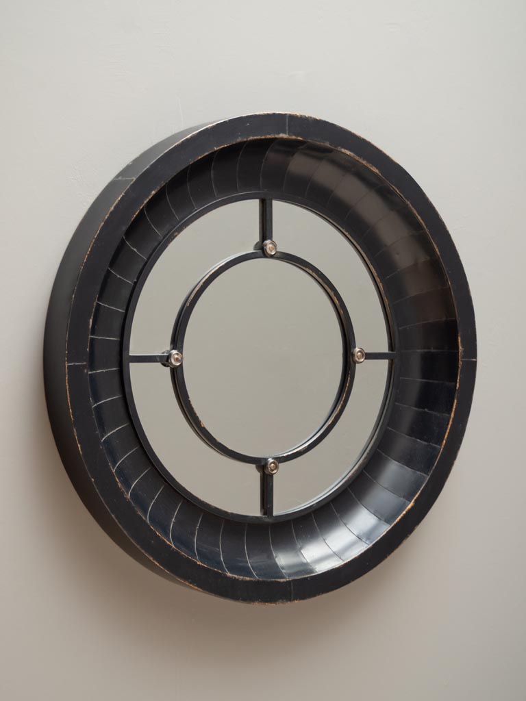 Round metal mirror Odio - 3