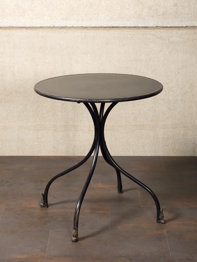Round black table Henri