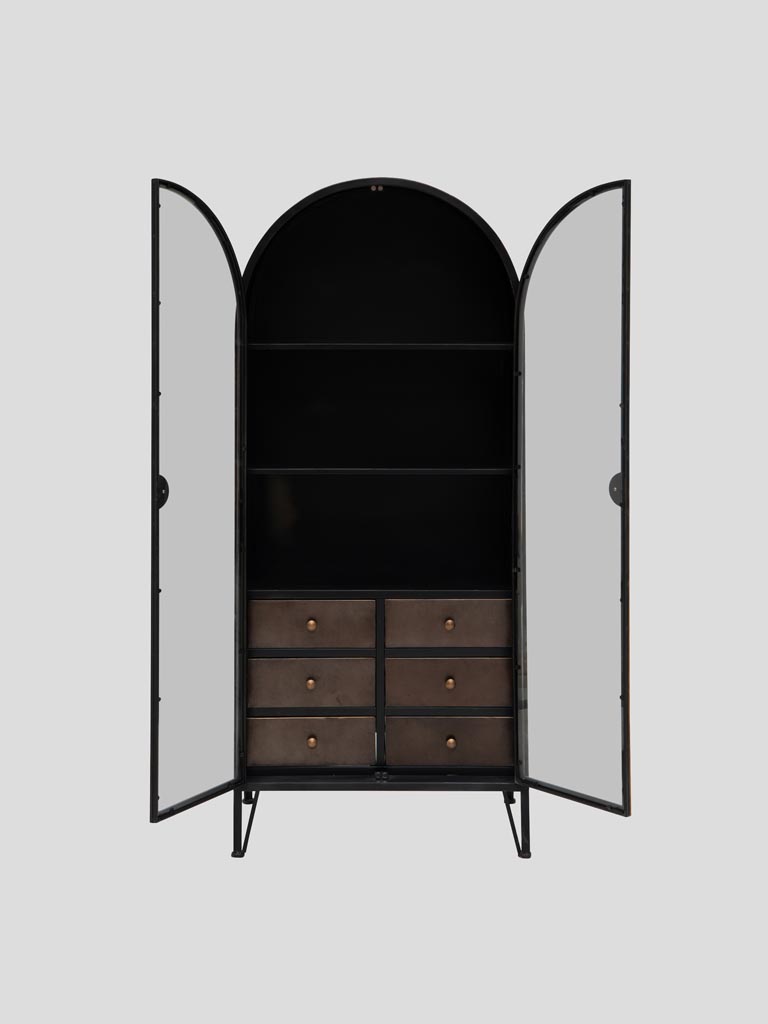 Armoire Walton 2 portes 6 tiroirs - 2