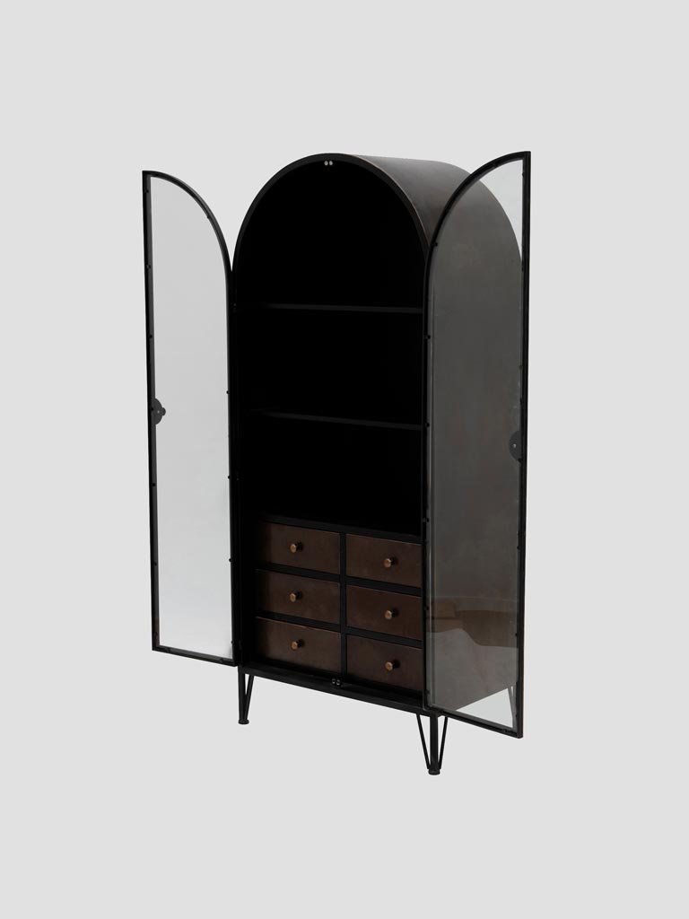 Armoire Walton 2 portes 6 tiroirs - 4