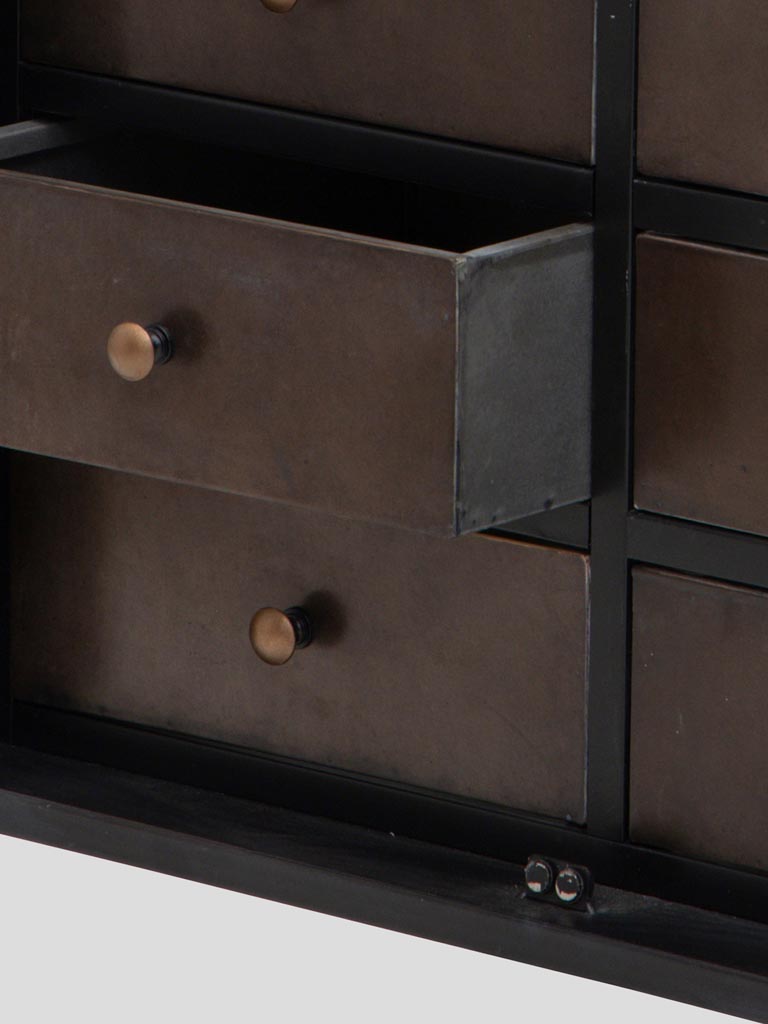 Armoire Walton 2 portes 6 tiroirs - 3