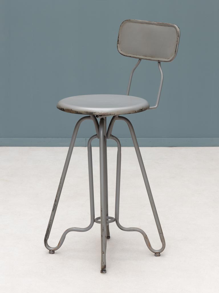 Chair grey patina Valéry - 5