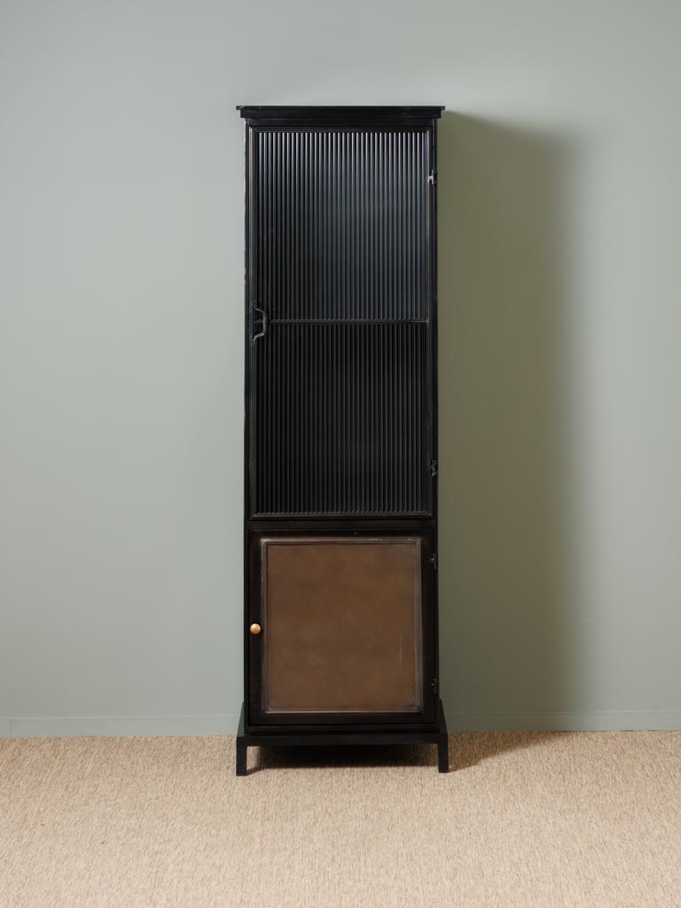 Armoire verre strié Malcolm - 1