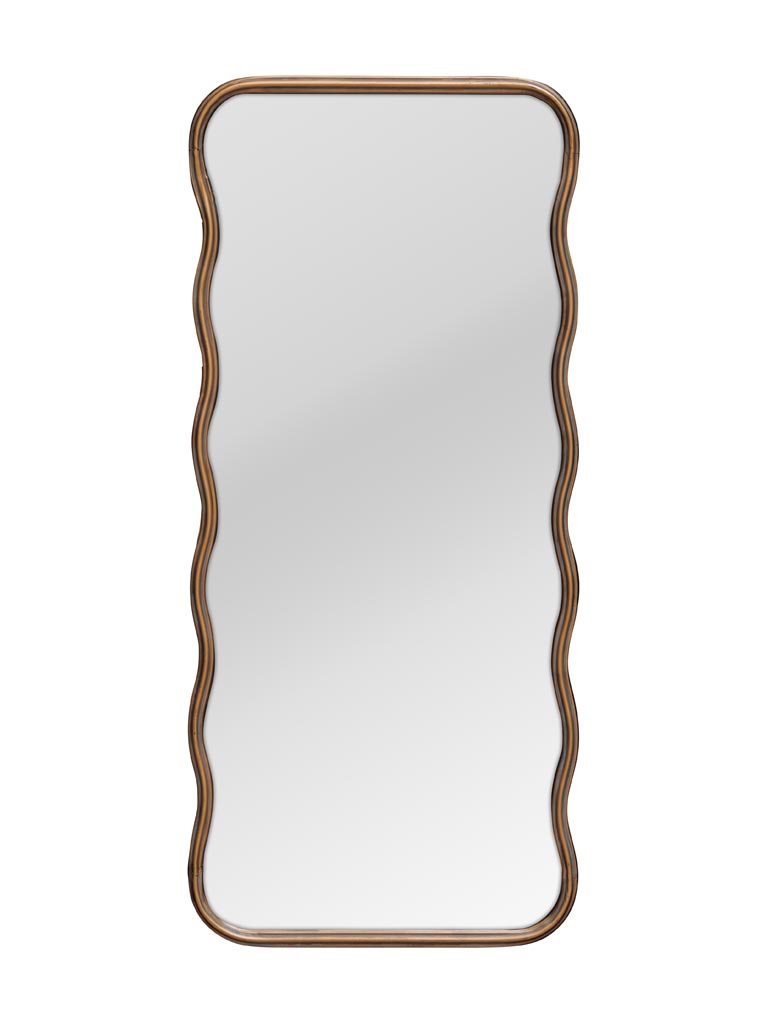 Iron black & golden mirror Poseïdon - 2
