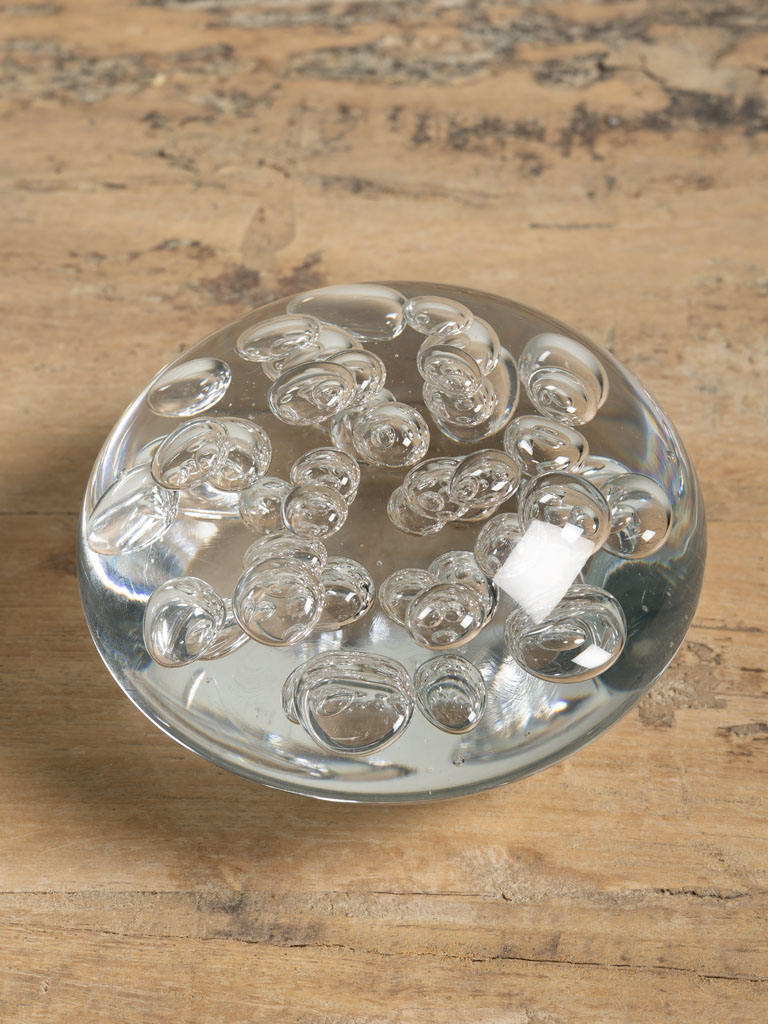 Paperweight ball with clear bubbles - 3