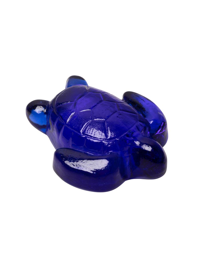 Small paperweight blue turtle - 2