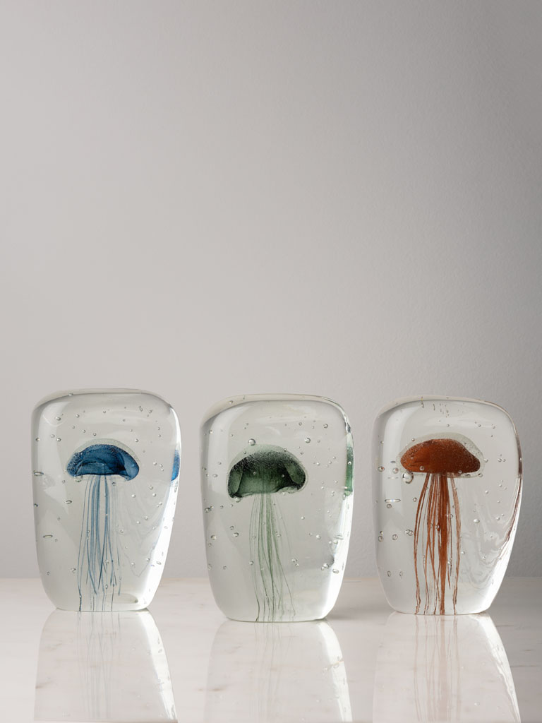 S/3 jellyfishes paperweights - 1