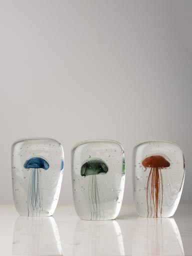 S/3 jellyfishes paperweights