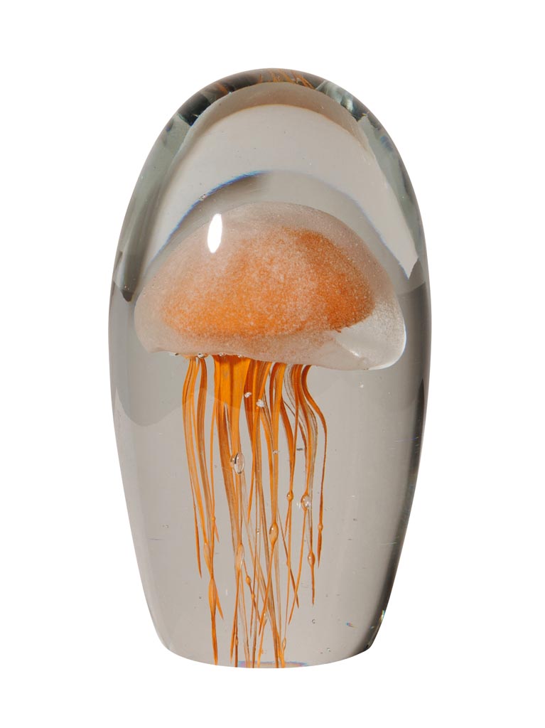 Paperweight orange jellyfish - 2