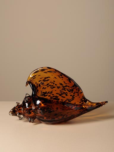 Glass shell Leopard