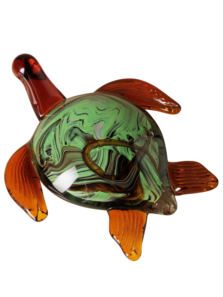 Glass turtle green smoke - 2