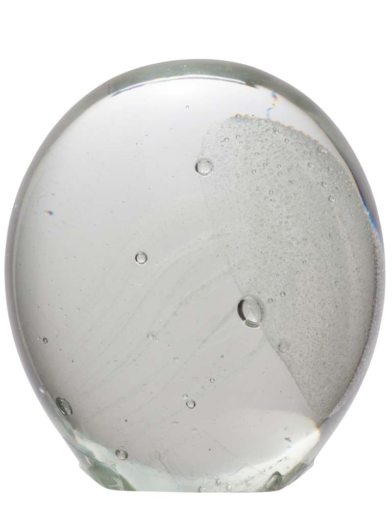 Glass paperweight white jellyfish - 2