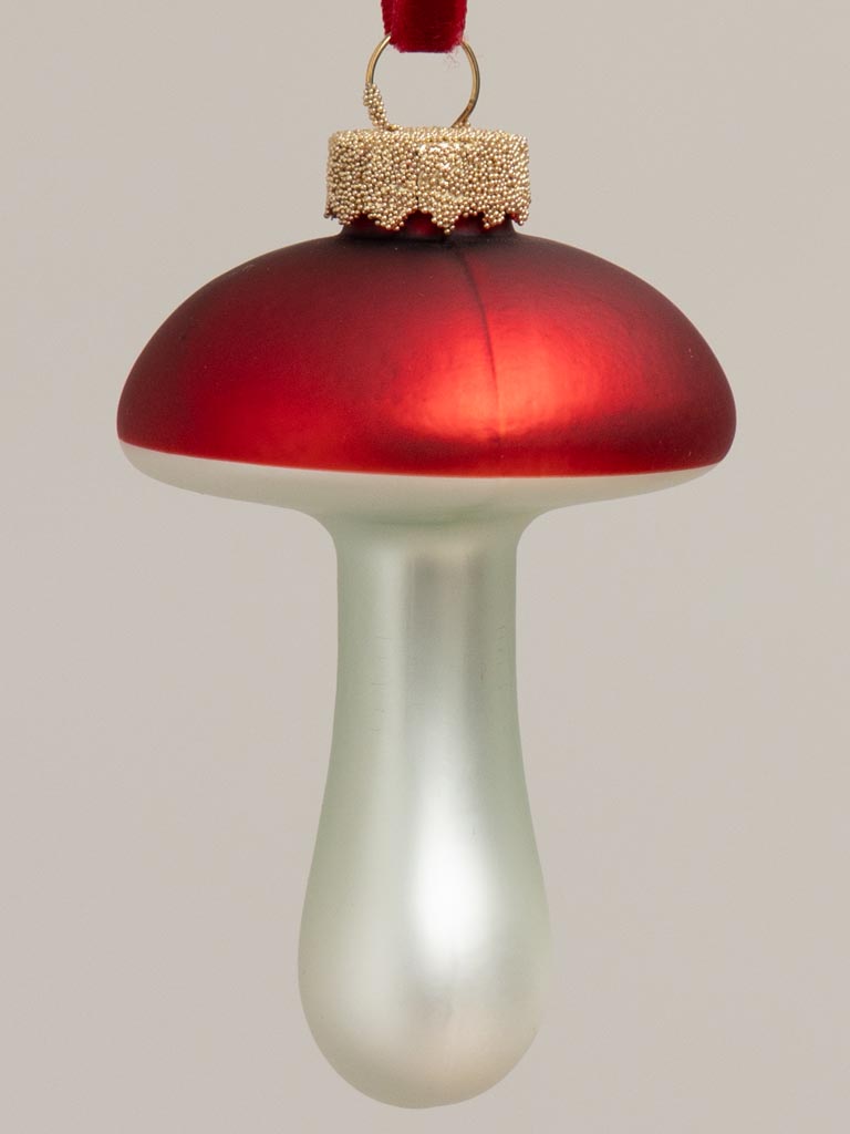 S/2 mushrooms green and red glaze - 3