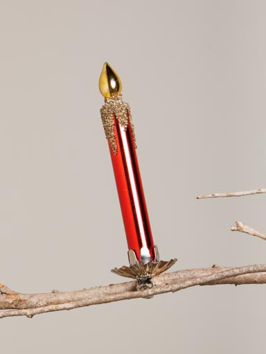 Xmas ball candle clip Hänsel