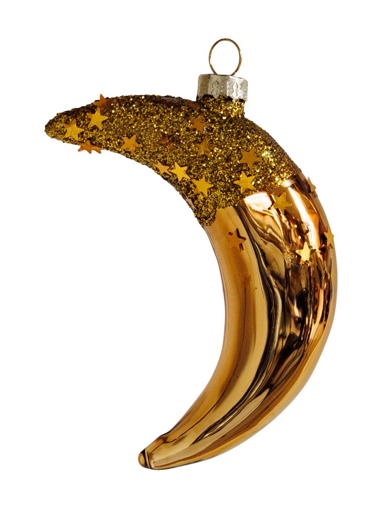 Small Xmas ball Crescent Moon - 2