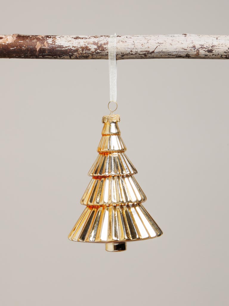 Xmas ball Golden Xmas tree - 1