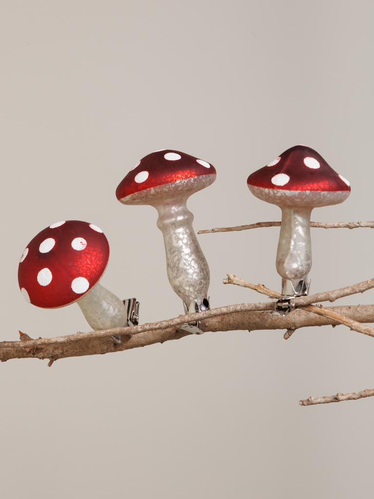 Xmas ball mushroom clip Alvin - 4