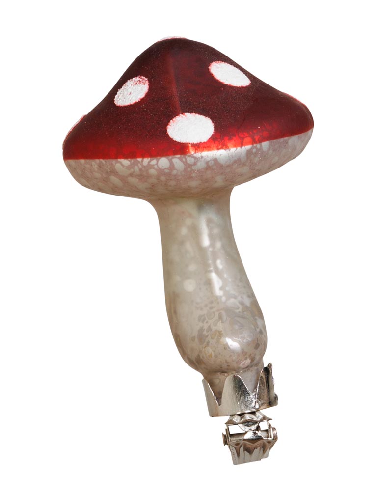 Xmas ball mushroom clip Simon - 2