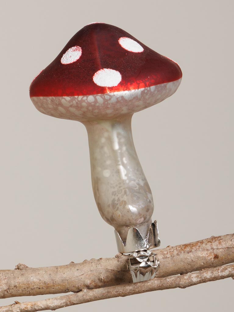Xmas ball mushroom clip Simon - 3