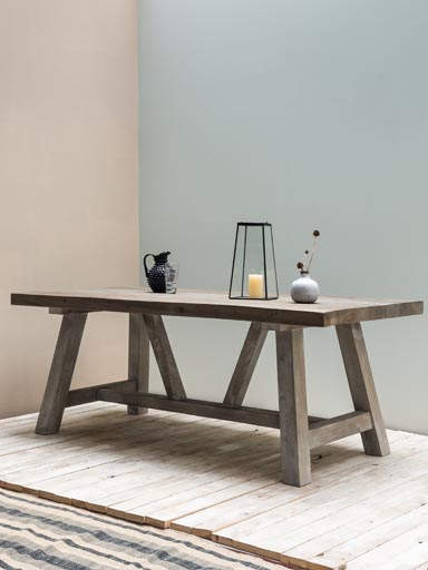 Old pine dining table Isère