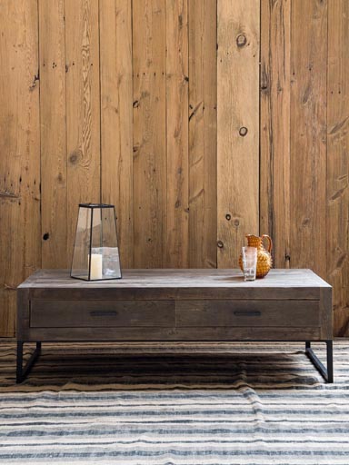 Coffee table Meribal recycled elm