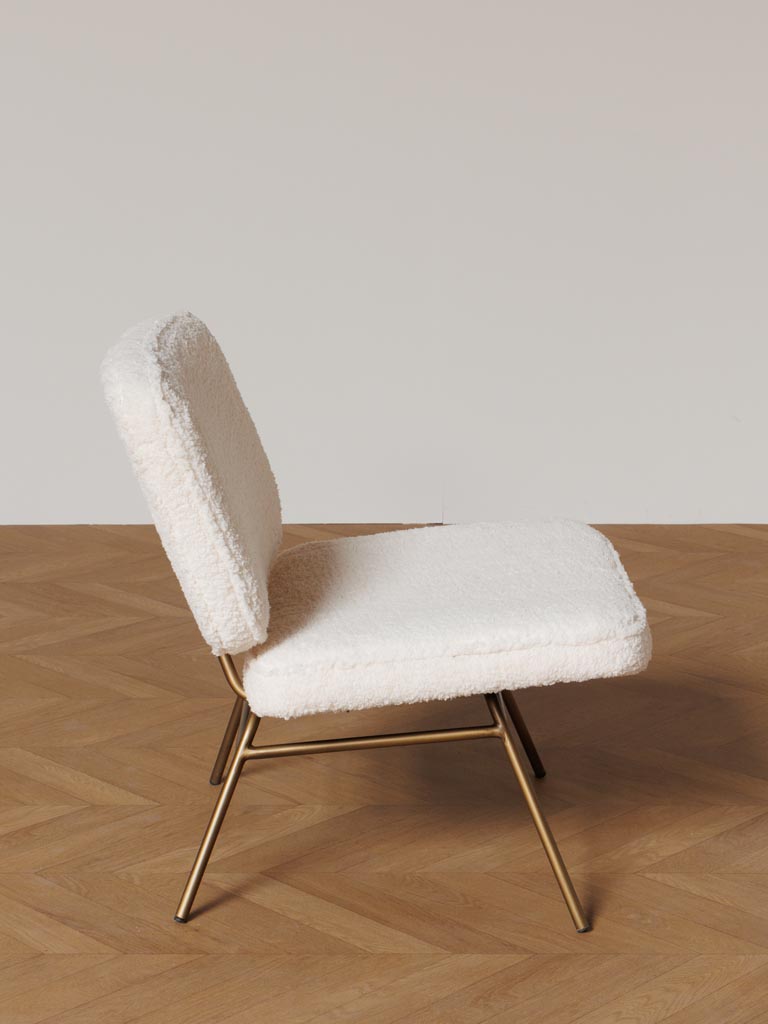 Fauteuil blanc Nuuk - 5