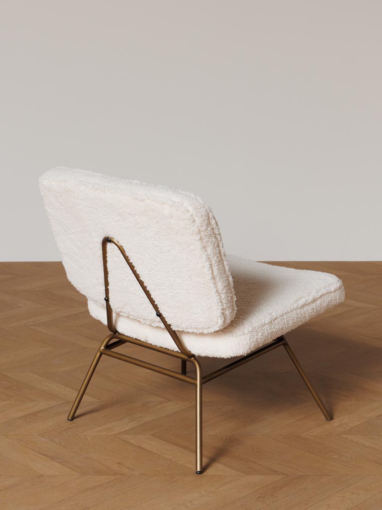Fauteuil blanc Nuuk - 4