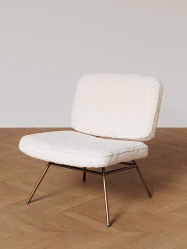 White armchair Nuuk