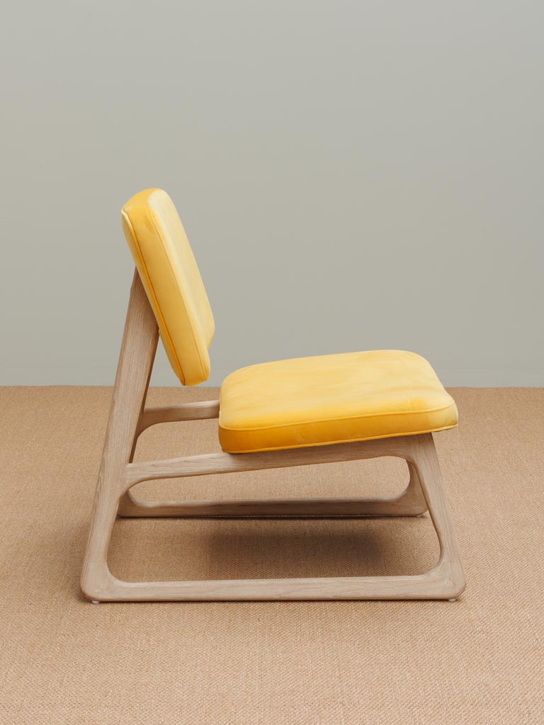 Yellow armchair Orpiment - 3