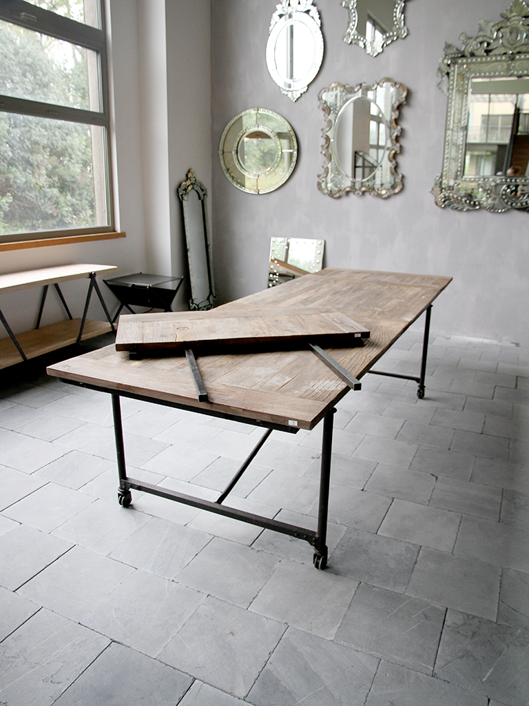 Table tapissier X-Large allonges - 8