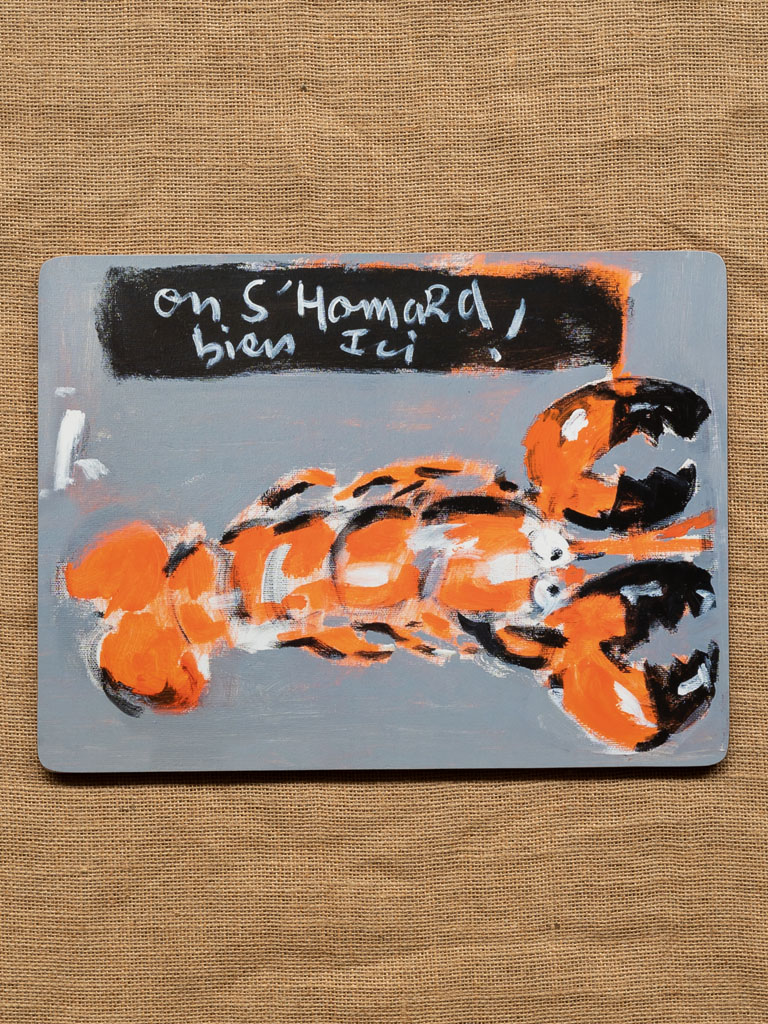 S/4 lobster placemats Plattier - 4