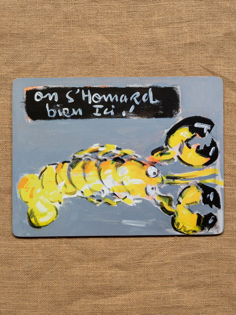 S/4 lobster placemats Plattier - 6