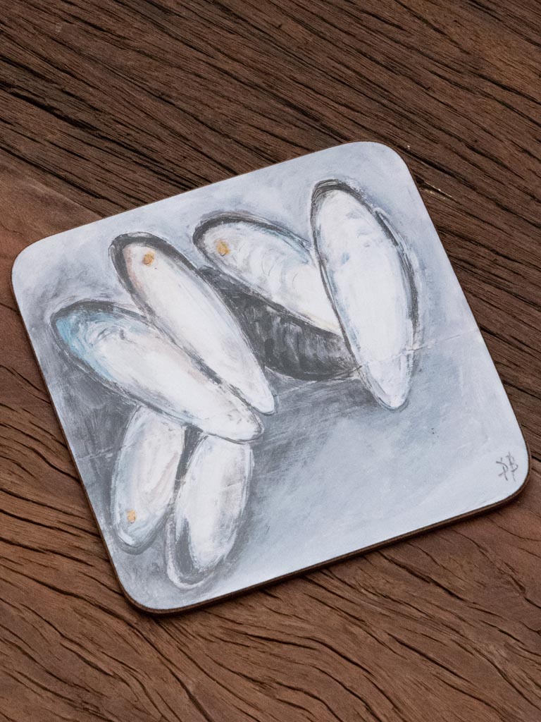 S/4 sous verres Moules Belin - 6